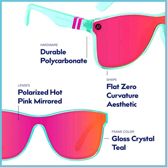 Polarized Sunglasses with Mirrored Lens, 100% UV Protection main image 4